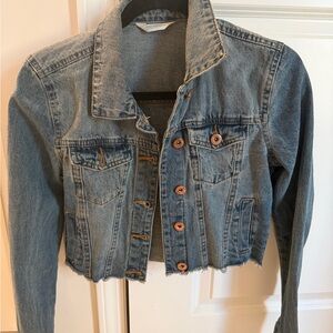 Denim Cropped Jacket